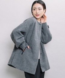 クラシカルノーカラーコート