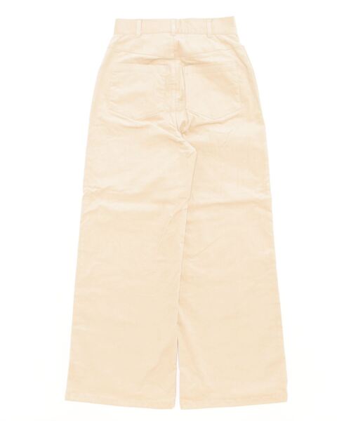 TINA：JOJUN（ティーナジョジュン）の「ワイドストレート コーデュロイパンツ TINA：JOJUN（その他パンツ・レディース・アイボリー/ボルドー・S/M）」の17枚目の写真