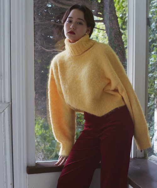 TINA：JOJUN（ティーナジョジュン）の「ワイドストレート コーデュロイパンツ TINA：JOJUN（その他パンツ・レディース・アイボリー/ボルドー・S/M）」の8枚目の写真