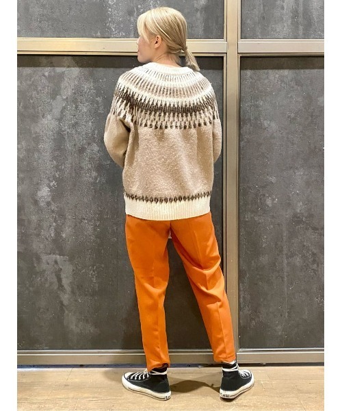 HONEYSUCKLE ROSE(ハニーサックルローズ)の「【HONEYSUCKLE ROSE】求心柄ニット(ニット/セーター・レディース・ベージュ/オフホワイト・M/L)」の16枚目の写真