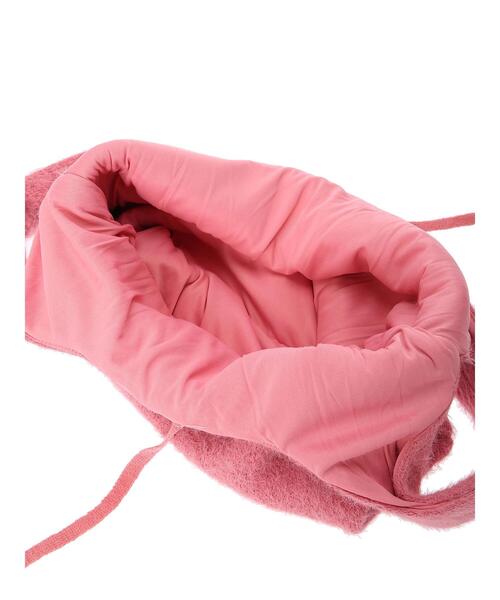 Lugnoncure(ルノンキュール)の「シャギーニットマルシェバッグ(ハンドバッグ・レディース・オフホワイト/グレー/ピンク・フリ-)」の18枚目の写真