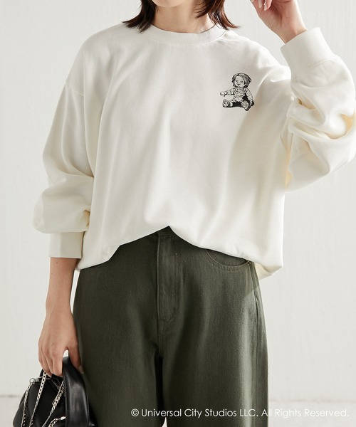 COLLAGE GALLARDAGALANTE(コラージュガリャルダガランテ)の「UNIVERSAL/CHUCKY ロゴスウェット(スウェット・レディース・ホワイト・FREE)」の17枚目の写真