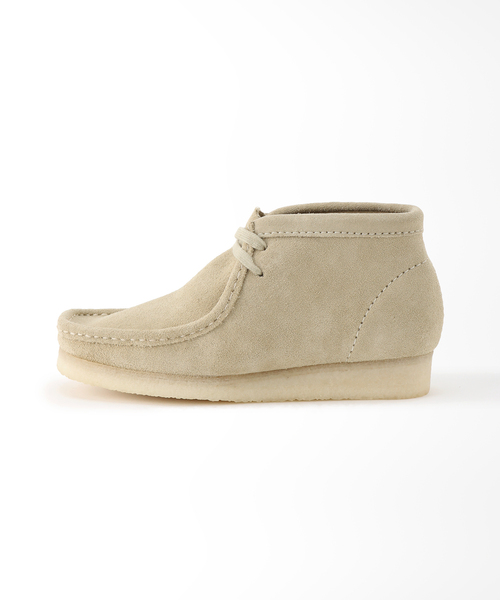 Clarks（クラークス）の「【CLARKS / クラークス】ワラビーブーツ（モカシン/デッキシューズ・レディース・ベージュ・50/40/45）」の2枚目の写真