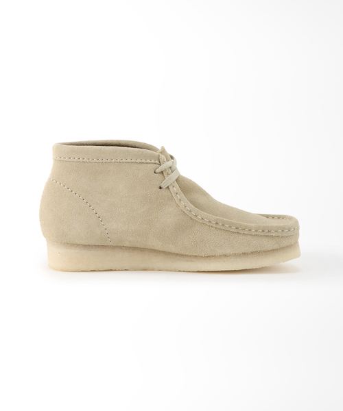Clarks（クラークス）の「【CLARKS / クラークス】ワラビーブーツ（モカシン/デッキシューズ・レディース・ベージュ・50/40/45）」の4枚目の写真