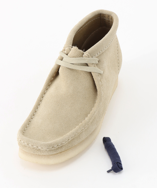 Clarks（クラークス）の「【CLARKS / クラークス】ワラビーブーツ（モカシン/デッキシューズ・レディース・ベージュ・50/40/45）」の9枚目の写真