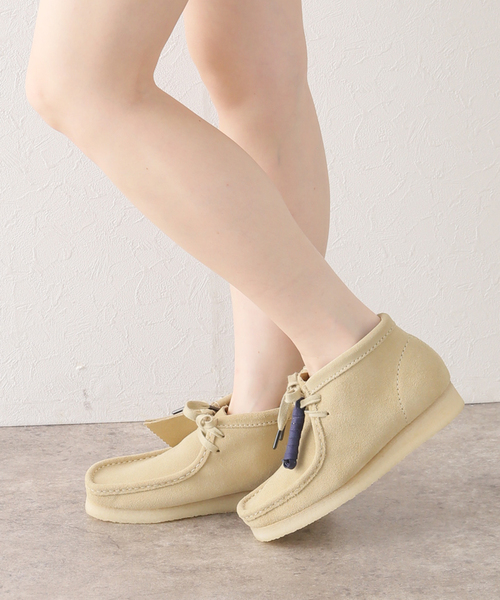 Clarks（クラークス）の「【CLARKS / クラークス】ワラビーブーツ（モカシン/デッキシューズ・レディース・ベージュ・50/40/45）」の13枚目の写真