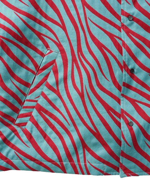 SHAREEF(シャリーフ)の「ZEBRA JQ SWING TOP(ブルゾン・メンズ・ブラック/ターコイズブルー/パープル・1/2/3)」の7枚目の写真
