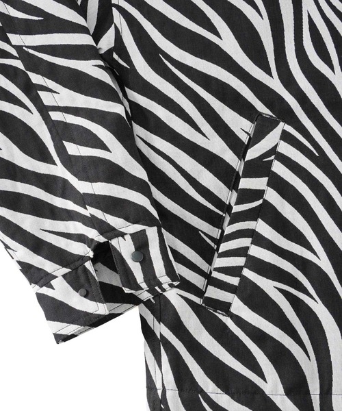 SHAREEF(シャリーフ)の「ZEBRA JQ SWING TOP(ブルゾン・メンズ・ブラック/ターコイズブルー/パープル・1/2/3)」の15枚目の写真