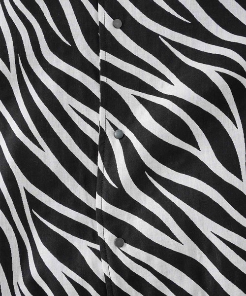 SHAREEF(シャリーフ)の「ZEBRA JQ SWING TOP(ブルゾン・メンズ・ブラック/ターコイズブルー/パープル・1/2/3)」の16枚目の写真