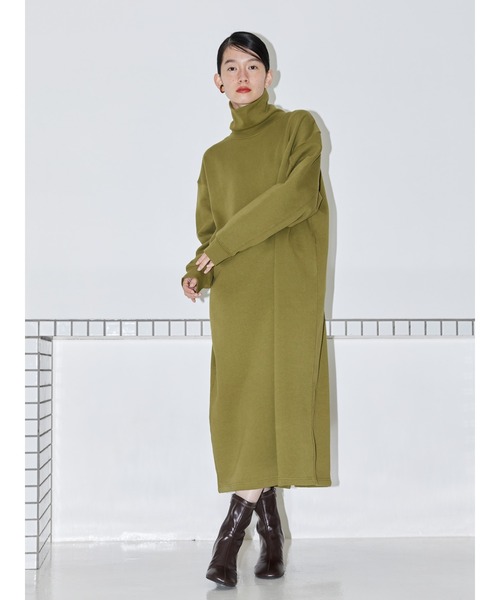 AMERICAN HOLIC(アメリカンホリック)の「モックネック裏起毛ワンピース①(ワンピース・レディース・ブラウン/カーキ/ピンク・M/L)」の13枚目の写真