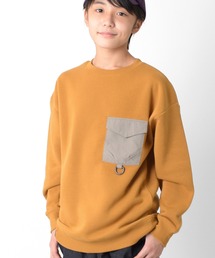 GLAZOS | 【Penfield】裏起毛・別布ポケットトレーナー(スウェット)