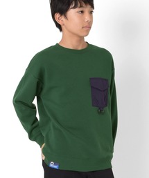 GLAZOS | 【Penfield】裏起毛・別布ポケットトレーナー(スウェット)