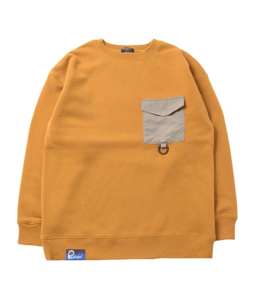 GLAZOS(グラソス)の「【Penfield】裏起毛・別布ポケットトレーナー(スウェット・キッズ・ベージュ/ブラック/グリーン・150cm/170cm/160cm/140cm)」の4枚目の写真