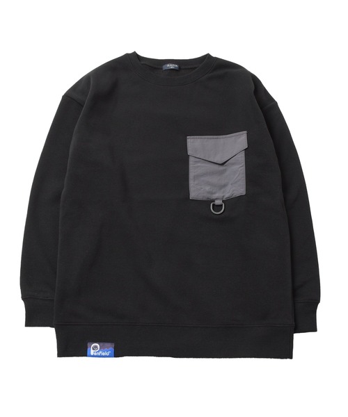 GLAZOS(グラソス)の「【Penfield】裏起毛・別布ポケットトレーナー(スウェット・キッズ・ベージュ/ブラック/グリーン・150cm/170cm/160cm/140cm)」の5枚目の写真