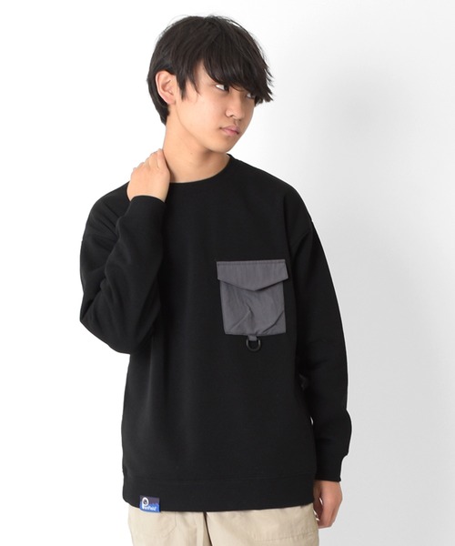 GLAZOS(グラソス)の「【Penfield】裏起毛・別布ポケットトレーナー(スウェット・キッズ・ベージュ/ブラック/グリーン・150cm/170cm/160cm/140cm)」の9枚目の写真
