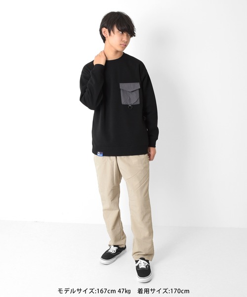 GLAZOS(グラソス)の「【Penfield】裏起毛・別布ポケットトレーナー(スウェット・キッズ・ベージュ/ブラック/グリーン・150cm/170cm/160cm/140cm)」の10枚目の写真