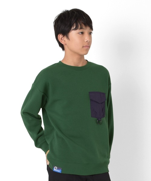 GLAZOS(グラソス)の「【Penfield】裏起毛・別布ポケットトレーナー(スウェット・キッズ・ベージュ/ブラック/グリーン・150cm/170cm/160cm/140cm)」の13枚目の写真