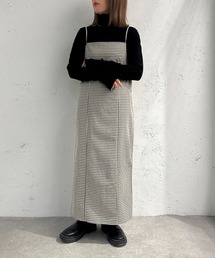 apres jour mignon | チェックナローキャミワンピース【ZOZOTOWN限定アイテム】(ワンピース)