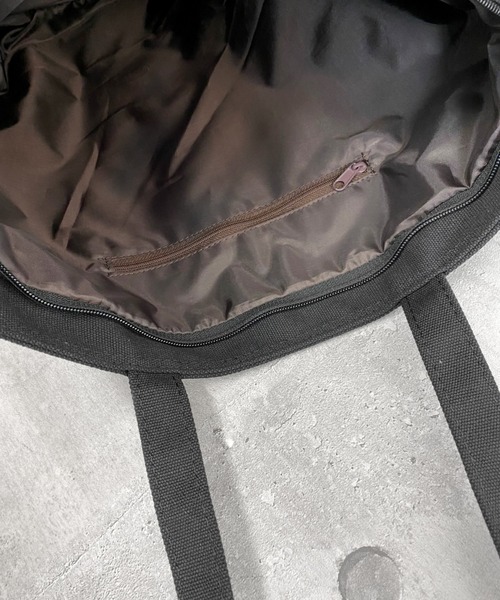 LVEU.(ラブユ.)の「【LVEU.】ミニポーチ付きキャンバストートバッグ / バッグ 鞄 BAG キャンバス トート ポーチ A4 スクエア 肩掛け ブラック(トートバッグ・レディース・ブラック・FREE)」の17枚目の写真