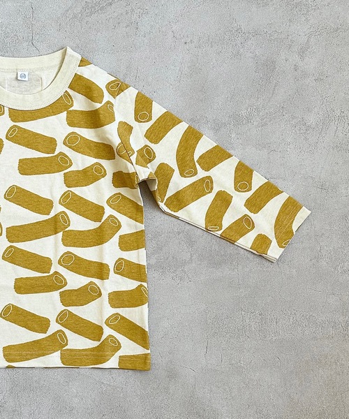 HOGAN RANCH WEAR（ホーガンランチウエア）の「ソウガラナガソデＴシャツ(70～130cm)（Tシャツ/カットソー・キッズ・マルチ/オフホワイト/グリーン/ライトグレー/レッド/イエロー/オレンジ/キナリ・70/80/90/95/100/110/120/130）」の22枚目の写真