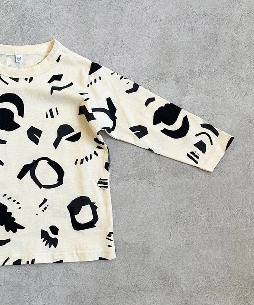 HOGAN RANCH WEAR（ホーガンランチウエア）の「ソウガラナガソデＴシャツ(70～130cm)（Tシャツ/カットソー・キッズ・マルチ/オフホワイト/グリーン/ライトグレー/レッド/イエロー/オレンジ/キナリ・70/80/90/95/100/110/120/130）」の15枚目の写真