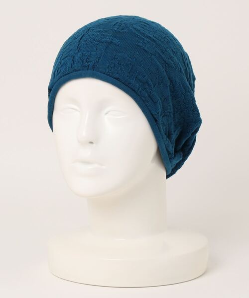 チャイハネ(チャイハネ)の「【チャイハネ】ペイズリー柄ジャカード二ットキャップ(ニットキャップ/ビーニー・メンズ・ベージュ/ブラック/ネイビー/イエロー/オレンジ/ターコイズブルー/グレー/カーキ/ナチュラル/マスタード・FREE)」の7枚目の写真