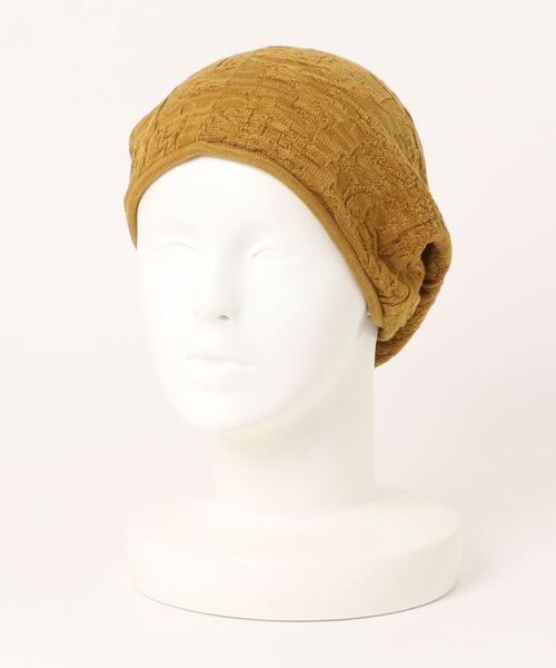 チャイハネ(チャイハネ)の「【チャイハネ】ペイズリー柄ジャカード二ットキャップ(ニットキャップ/ビーニー・メンズ・ベージュ/ブラック/ネイビー/イエロー/オレンジ/ターコイズブルー/グレー/カーキ/ナチュラル/マスタード・FREE)」の8枚目の写真