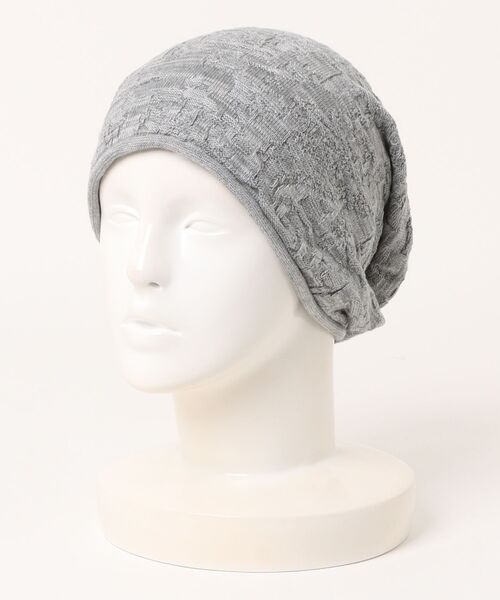 チャイハネ(チャイハネ)の「【チャイハネ】ペイズリー柄ジャカード二ットキャップ(ニットキャップ/ビーニー・メンズ・ベージュ/ブラック/ネイビー/イエロー/オレンジ/ターコイズブルー/グレー/カーキ/ナチュラル/マスタード・FREE)」の12枚目の写真