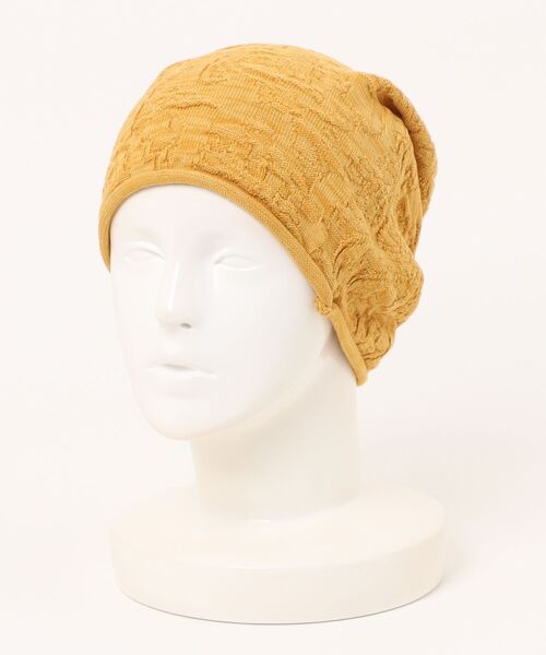 チャイハネ(チャイハネ)の「【チャイハネ】ペイズリー柄ジャカード二ットキャップ(ニットキャップ/ビーニー・メンズ・ベージュ/ブラック/ネイビー/イエロー/オレンジ/ターコイズブルー/グレー/カーキ/ナチュラル/マスタード・FREE)」の15枚目の写真