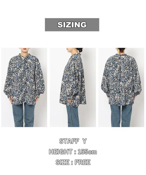 coen（コーエン）の「水彩風ドットプリントブラウス（シャツ/ブラウス