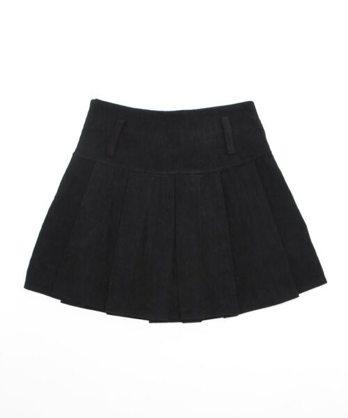 SPIGA（スピーガ）の「ｺｰﾃﾞｭﾛｲﾌﾟﾘｰﾂﾐﾆｽｶｰﾄ（スカート・レディース・ブラック/ブラウン・SMALL/MEDIUM）」の5枚目の写真