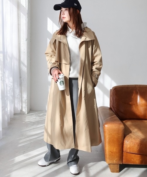 andme（アンドミー）の「裏毛長袖スウェットパーカー（パーカー・レディース・ホワイト/ブラック/ブルー/オートミール/ライトピンク/ライトベージュ・M/L）」の7枚目の写真