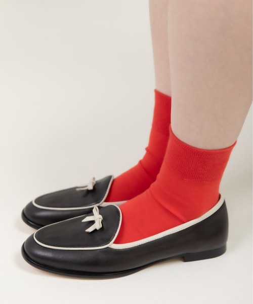 Dot＆Stripes CHILD WOMAN（ドットアンドストライプス　チャイルドウーマン）の「ARTESANOS　ベルジャンシューズ（ローファー・レディース・ネイビー/アイボリー/レッド/その他/シルバー/ピンク/サックスブルー/ブラウン/ブラック・38/36/37）」の21枚目の写真