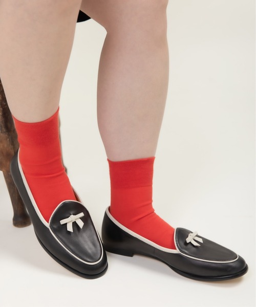 Dot＆Stripes CHILD WOMAN（ドットアンドストライプス　チャイルドウーマン）の「ARTESANOS　ベルジャンシューズ（ローファー・レディース・ネイビー/アイボリー/レッド/その他/シルバー/ピンク/サックスブルー/ブラウン/ブラック・38/36/37）」の20枚目の写真