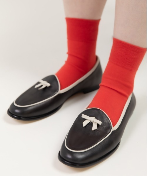 Dot＆Stripes CHILD WOMAN（ドットアンドストライプス　チャイルドウーマン）の「ARTESANOS　ベルジャンシューズ（ローファー・レディース・ネイビー/アイボリー/レッド/その他/シルバー/ピンク/サックスブルー/ブラウン/ブラック・38/36/37）」の19枚目の写真