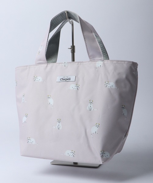 FUNALIVE(ファンアライブ)の「chepeli 保冷ランチバッグ(エコバッグ/サブバッグ・レディース・グリーン/パープル/ベージュ/ブルー・FREE)」の4枚目の写真