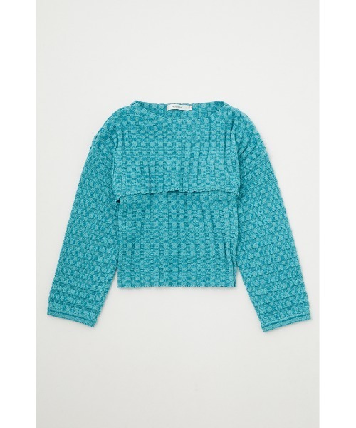 MOUSSY(マウジー)の「MIX COLOR KNIT セット(ニット/セーター・レディース・ライトブルー/ライトピンク/アイボリー・FREE)」の3枚目の写真