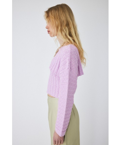 MOUSSY(マウジー)の「MIX COLOR KNIT セット(ニット/セーター・レディース・ライトブルー/ライトピンク/アイボリー・FREE)」の15枚目の写真