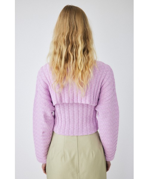 MOUSSY(マウジー)の「MIX COLOR KNIT セット(ニット/セーター・レディース・ライトブルー/ライトピンク/アイボリー・FREE)」の7枚目の写真