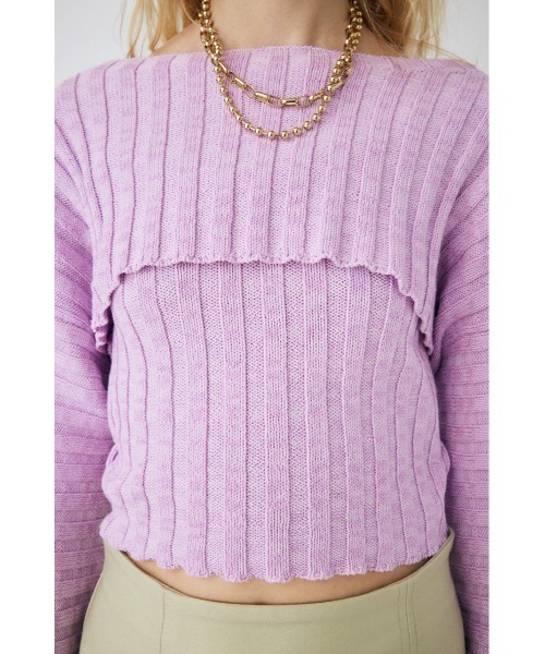 MOUSSY(マウジー)の「MIX COLOR KNIT セット(ニット/セーター・レディース・ライトブルー/ライトピンク/アイボリー・FREE)」の19枚目の写真