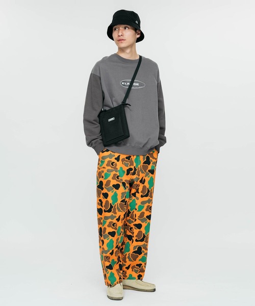 XLARGE(エクストララージ)の「RUBBER PATCHED SHOULDER BAG(ショルダーバッグ・メンズ・ブラック/オリーブ・ONE SIZE)」の8枚目の写真