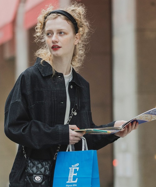 BONLECILL（ボンルシール）の「クラシックカチューシャ（カチューシャ・レディース・ブラウン/アイボリー/ブラック系/ブラック/ブラウン系/アイボリー系・FREE）」の4枚目の写真