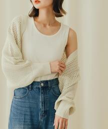 SENSE OF PLACE by URBAN RESEARCH | ラメバックオープンメッシュボレロ(カーディガン/ボレロ)