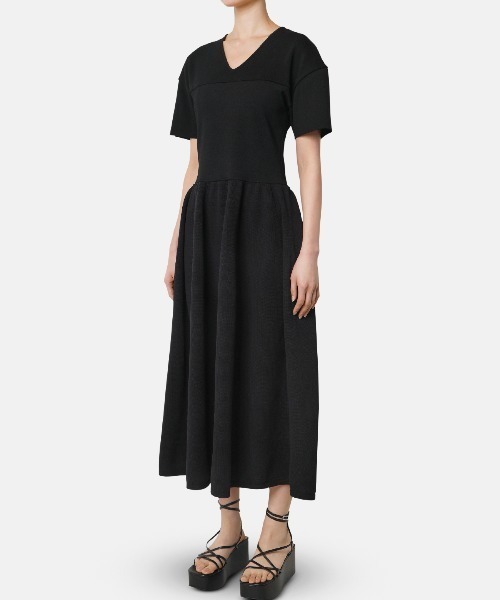 LE CIEL BLEU アシンメトリーヘムドレス LE CIEL BLEU アシンメトリーヘムドレス