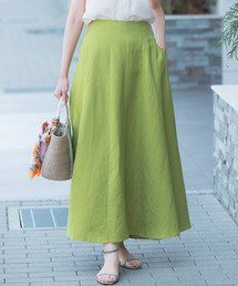 URBAN RESEARCH ROSSO WOMEN | セミフレアーリネンスカート(スカート)