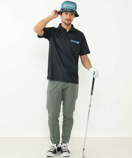 BEAMS GOLF ビームスゴルフ　セットアップ　メンズ　ポロシャツ　パンツ BEAMS GOLF パンツ 「撥水/伸縮性」BEAMS ORANGE LABEL / 撥水