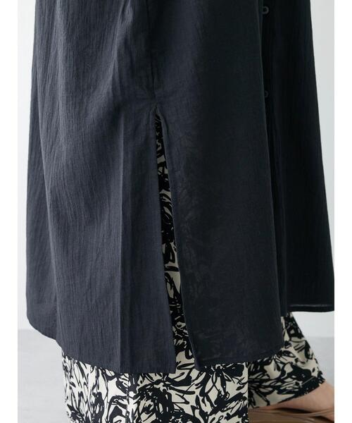 CRAFT STANDARD BOUTIQUE(クラフトスタンダードブティック)の「ジョーゼットワンピース(ワンピース・レディース・ブルー/オフホワイト/チャコールグレー/マスタード・FREE)」の18枚目の写真