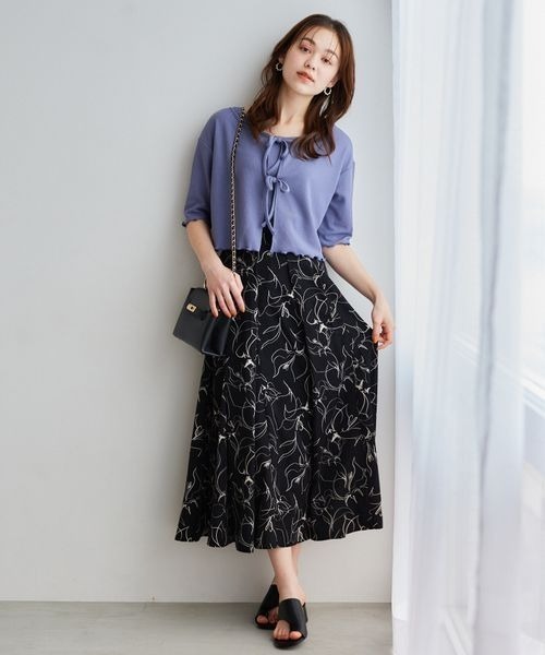 mysty woman（ミスティウーマン）の「ヒールトングサンダル 191571（サンダル・レディース・ブラック/ベージュ/アイボリー・MEDIUM/LARGE）」の6枚目の写真