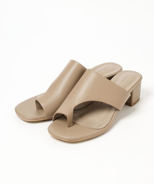 mysty woman（ミスティウーマン）の「ヒールトングサンダル 191571（サンダル・レディース・ブラック/ベージュ/アイボリー・MEDIUM/LARGE）」の21枚目の写真