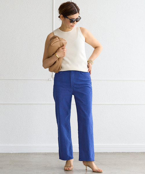 mother（マザー）の「【MOTHER/マザー】 HIGH WAISTED TUNNEL VISION ANKLE（デニムパンツ・レディース・ブルー・25/26/27）」の3枚目の写真